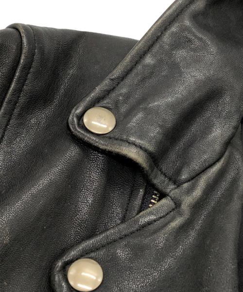 beautiful people（ビューティフルピープル）beautiful people (ビューティフルピープル) ダブルライダースジャケット ブラック サイズ:140の古着・服飾アイテム