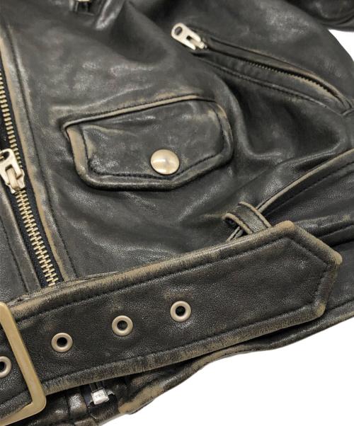 beautiful people（ビューティフルピープル）beautiful people (ビューティフルピープル) ダブルライダースジャケット ブラック サイズ:140の古着・服飾アイテム