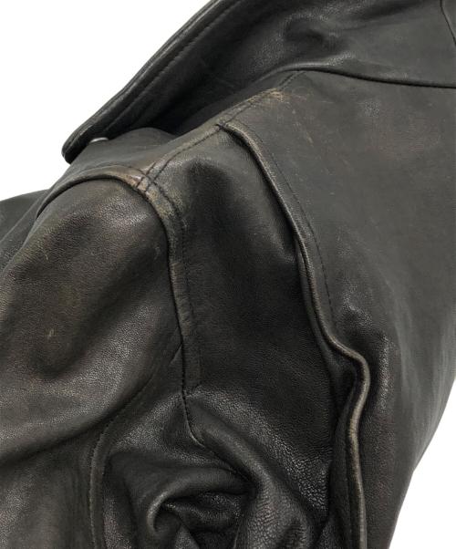 beautiful people（ビューティフルピープル）beautiful people (ビューティフルピープル) ダブルライダースジャケット ブラック サイズ:140の古着・服飾アイテム