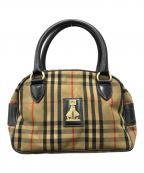 Burberry'sバーバリー）の古着「ノバチェックハンドバッグ」｜ベージュ
