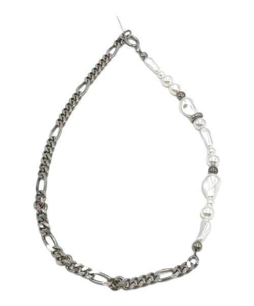 JUSTIN CLENQUET（ジョスティーヌクランケ）JUSTIN CLENQUET (ジョスティーヌクランケ) パールチョーカー シルバー サイズ:下記参照の古着・服飾アイテム