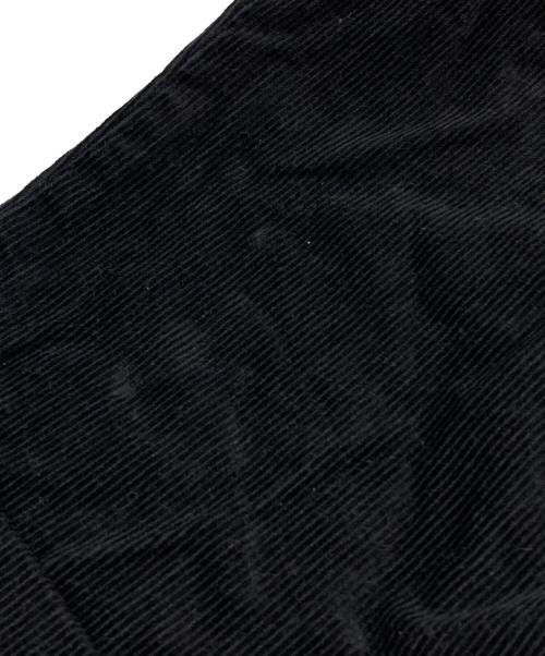 TapWater（タップウォーター）TapWater (タップウォーター) Corduroy Tuck Trousers ブラック サイズ:34の古着・服飾アイテム