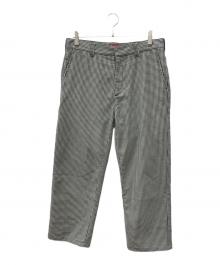 SUPREME（シュプリーム）の古着「Work Pant White Houndstooth」｜グレー