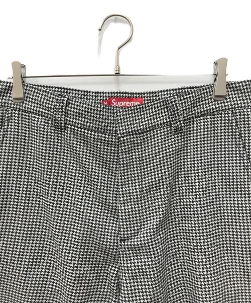 SUPREME（シュプリーム）SUPREME (シュプリーム) Work Pant White Houndstooth グレー サイズ:32の古着・服飾アイテム