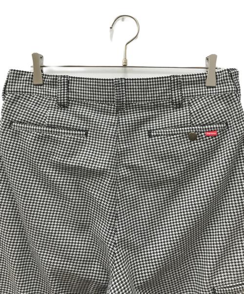 SUPREME（シュプリーム）SUPREME (シュプリーム) Work Pant White Houndstooth グレー サイズ:32の古着・服飾アイテム
