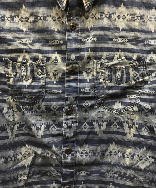 RRL（ダブルアールエル）RRL (ダブルアールエル) ウエスタンシャツ ブルー サイズ:XSの古着・服飾アイテム
