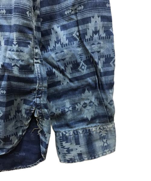 RRL（ダブルアールエル）RRL (ダブルアールエル) ウエスタンシャツ ブルー サイズ:XSの古着・服飾アイテム