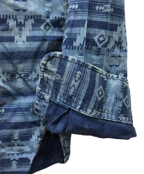 RRL（ダブルアールエル）RRL (ダブルアールエル) ウエスタンシャツ ブルー サイズ:XSの古着・服飾アイテム
