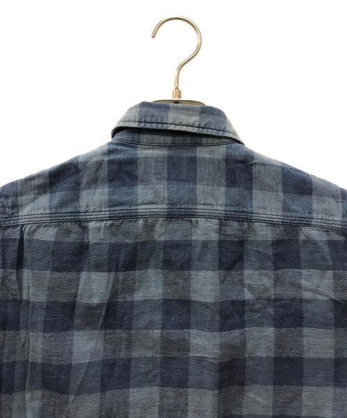 RRL（ダブルアールエル）RRL (ダブルアール) チェックシャツ ブルー サイズ:XSの古着・服飾アイテム