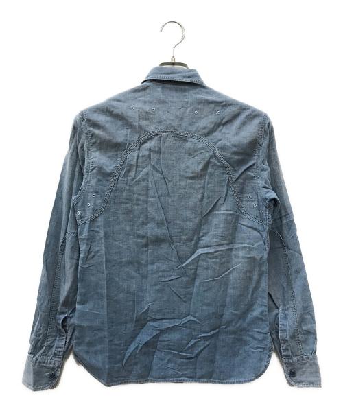 RRL（ダブルアールエル）RRL (ダブルアール) 長袖シャツ ブルー サイズ:XSの古着・服飾アイテム