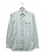 RRLダブルアールエル）の古着「ペイズリー柄シャツ」｜スカイブルー