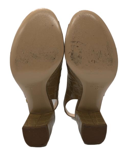 NEBULONIE（ネブローニ）NEBULONIE (ネブローニ) ヒールサンダル ベージュ サイズ:37の古着・服飾アイテム