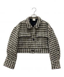 ELIN（エリン）の古着「ツイードジャケット」｜ベージュ