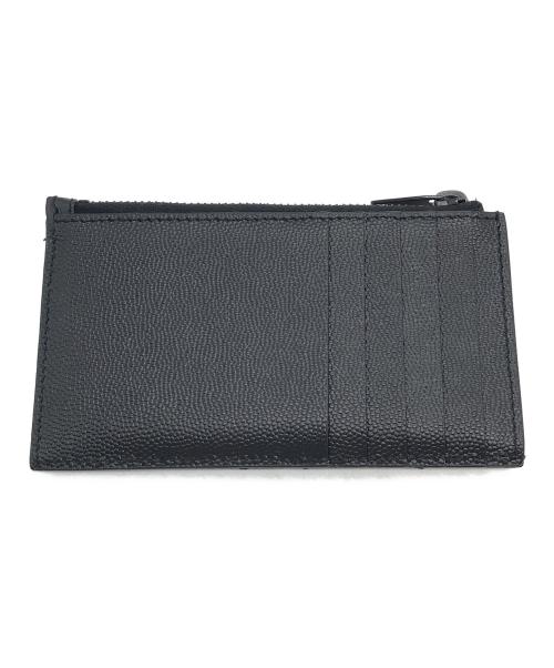 SAINT LAURENT（サンローラン）SAINT LAURENT (サンローラン) カサンドラマトラッセコインカードホルダー ブラック サイズ:下記参照の古着・服飾アイテム
