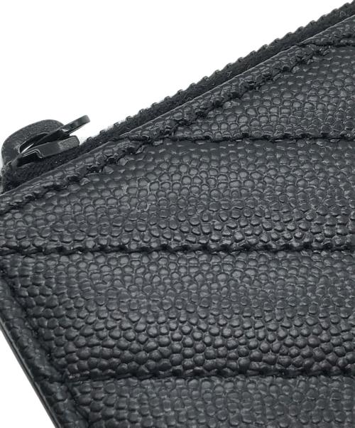 SAINT LAURENT（サンローラン）SAINT LAURENT (サンローラン) カサンドラマトラッセコインカードホルダー ブラック サイズ:下記参照の古着・服飾アイテム