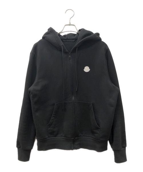 MONCLER（モンクレール）MONCLER (モンクレール) GREY Cotton hoodie ブラック サイズ:Lの古着・服飾アイテム