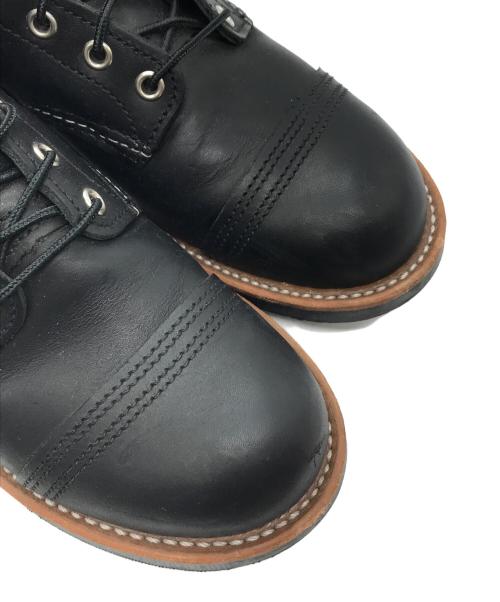 RED WING（レッドウィング）RED WING (レッドウィング) IRON RANGER ブラック サイズ:25cmの古着・服飾アイテム