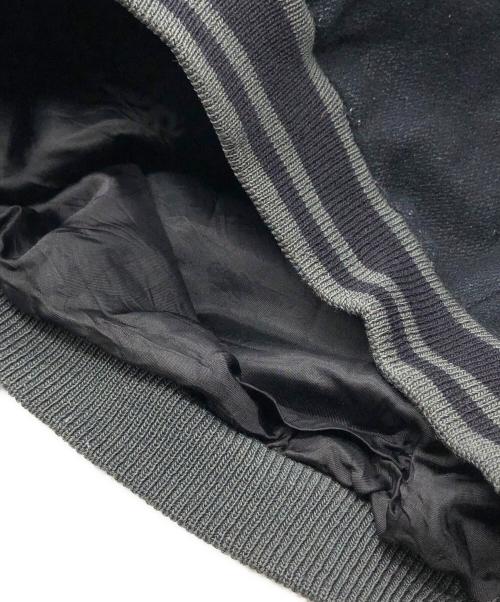 Hard Rock cafe（ハードロックカフェ）Hard Rock cafe (ハードロックカフェ) レザー切替ブルゾン ブラック サイズ:Lの古着・服飾アイテム