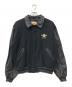Hard Rock cafe（ハードロックカフェ）の古着「レザー切替ブルゾン」｜ブラック