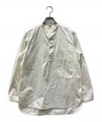 45Rフォーティファイブ・アール）の古着「スタンドカラーチュニックブラウス」｜アイボリー