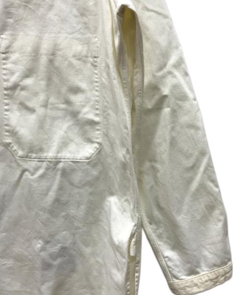 45R（フォーティファイブ・アール）45R (フォーティファイブ・アール) スタンドカラーチュニックブラウス アイボリー サイズ:FREEの古着・服飾アイテム