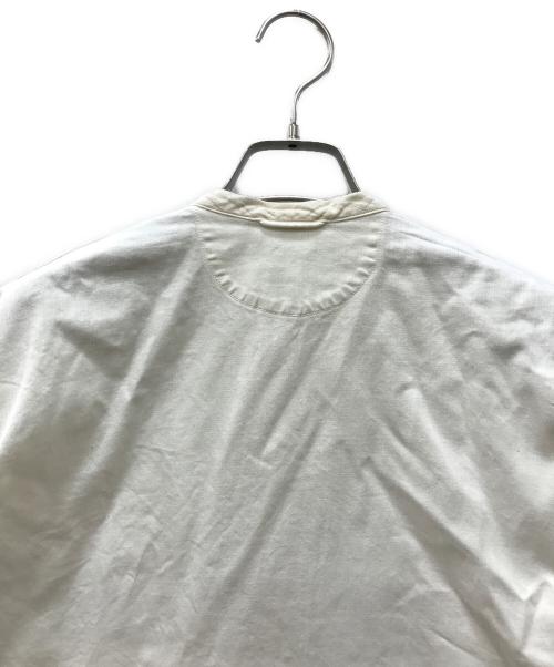 45R（フォーティファイブ・アール）45R (フォーティファイブ・アール) スタンドカラーチュニックブラウス アイボリー サイズ:FREEの古着・服飾アイテム