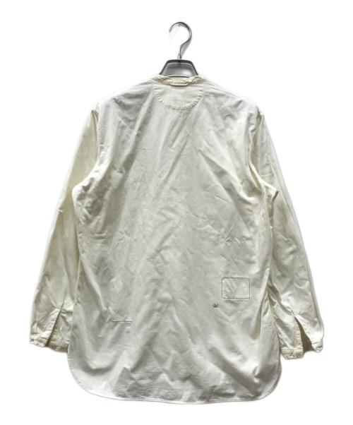 45R（フォーティファイブ・アール）45R (フォーティファイブ・アール) スタンドカラーチュニックブラウス アイボリー サイズ:FREEの古着・服飾アイテム