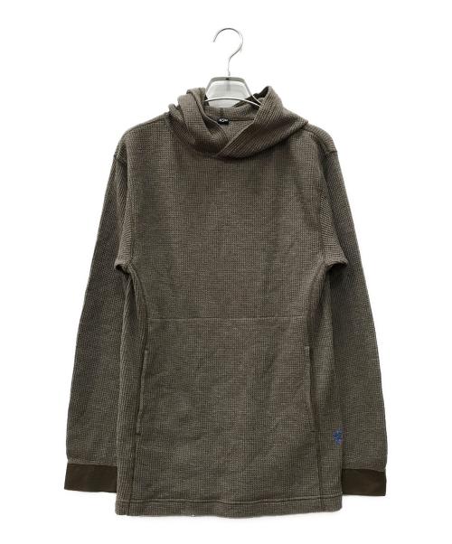 45R（フォーティファイブ・アール）45R (フォーティファイブ・アール) USワッフルの908フーディ ブラウン サイズ:FREEの古着・服飾アイテム