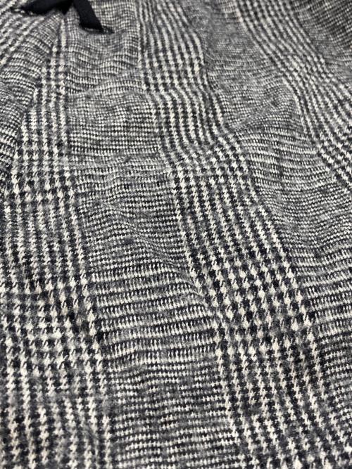 Y's（ワイズ）Y's (ワイズ) ブラッシュドウールグレンチェックセータースカート グレー サイズ:1の古着・服飾アイテム