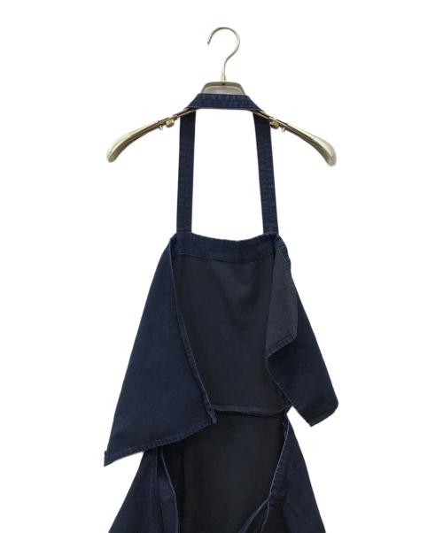 Y's（ワイズ）Y's (ワイズ) 8OZ CE/C/ DENIM APRON DRESS インディゴ サイズ:01の古着・服飾アイテム