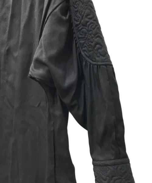 Y's PINK（ワイズ ピンク）Y's PINK (ワイズ ピンク) キルティング切替ロングドレス ブラック サイズ:02の古着・服飾アイテム