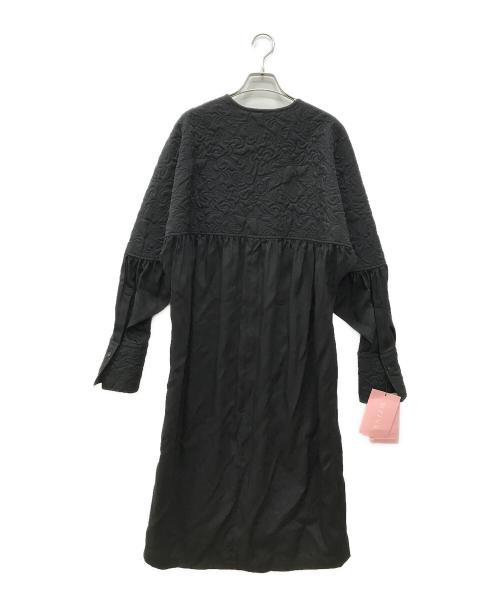 Y's PINK（ワイズ ピンク）Y's PINK (ワイズ ピンク) キルティング切替ロングドレス ブラック サイズ:02の古着・服飾アイテム