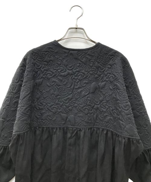 Y's PINK（ワイズ ピンク）Y's PINK (ワイズ ピンク) キルティング切替ロングドレス ブラック サイズ:02の古着・服飾アイテム