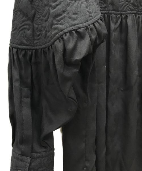 Y's PINK（ワイズ ピンク）Y's PINK (ワイズ ピンク) キルティング切替ロングドレス ブラック サイズ:02の古着・服飾アイテム