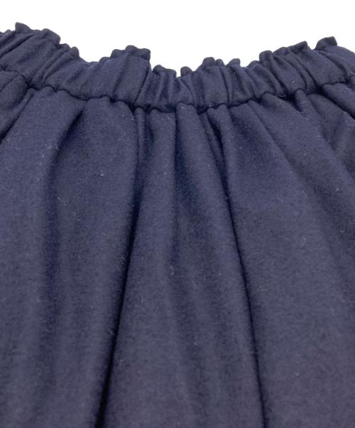 ebure（エブール）ebure (エブール) ウールスカート ネイビー サイズ:36の古着・服飾アイテム