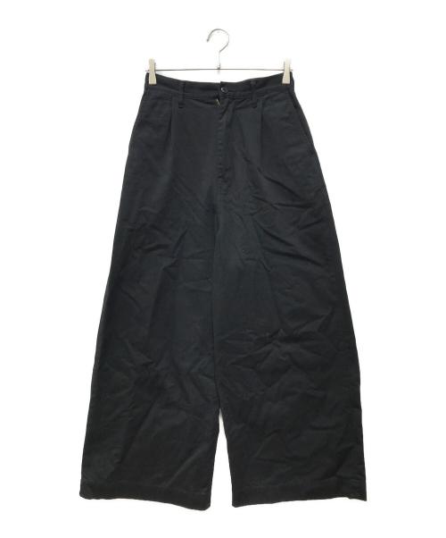 KAPITAL（キャピタル）KAPITAL (キャピタル) タックワイドパンツ ブラック サイズ:1の古着・服飾アイテム