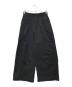 KAPITAL（キャピタル）の古着「タックワイドパンツ」｜ブラック