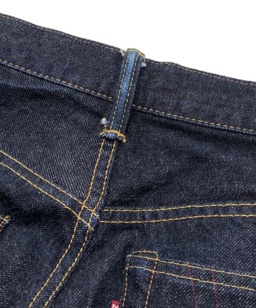 Deluxeware（デラックスウェア）Deluxeware (デラックスウェア) なまはげジーンズ 赤鬼 インディゴ サイズ:SIZE 83.5cm (W33)の古着・服飾アイテム