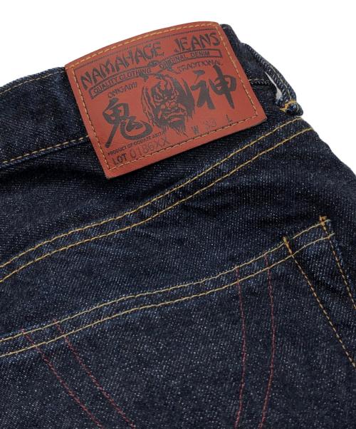 Deluxeware（デラックスウェア）Deluxeware (デラックスウェア) なまはげジーンズ 赤鬼 インディゴ サイズ:SIZE 83.5cm (W33)の古着・服飾アイテム