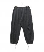 COMOLIコモリ）の古着「W/C/Si パンツ」｜ブラック