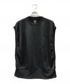 Needlesニードルズ）の古着「Sleeveless Tee - C/PE Bright Jersey」｜ブラック