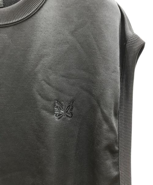 Needles（ニードルズ）Needles (ニードルズ) Sleeveless Tee - C/PE Bright Jersey ブラック サイズ:L 未使用品の古着・服飾アイテム