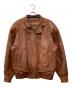GIANNI VALENTINO（ジャンニバレンチノ）の古着「レザージャケット」｜ブラウン