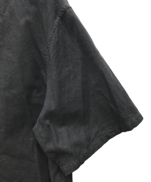 MITTAN（ミッタン）MITTAN (ミッタン) 竹半袖ボタンシャツ ブラック サイズ:3の古着・服飾アイテム