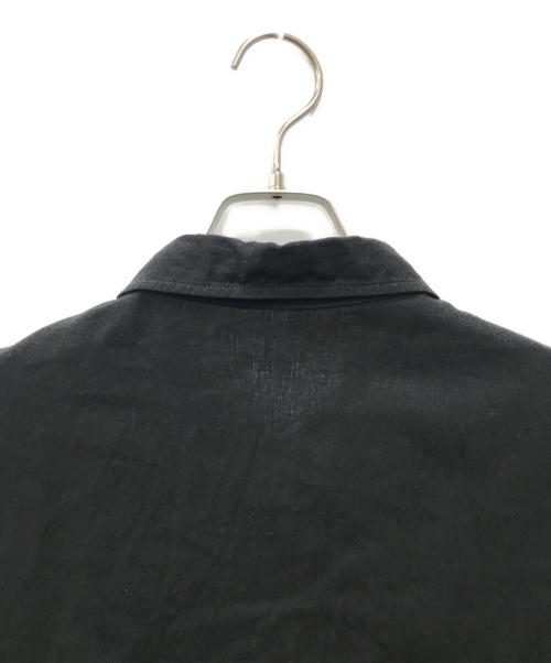 MITTAN（ミッタン）MITTAN (ミッタン) 竹半袖ボタンシャツ ブラック サイズ:3の古着・服飾アイテム