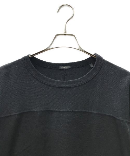 COMOLI（コモリ）COMOLI (コモリ) フットボールTシャツ ブラック サイズ:2の古着・服飾アイテム