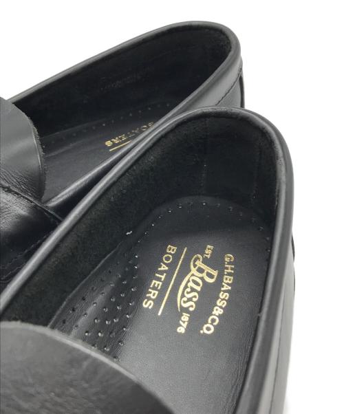 G.H.BASS（ジーエイチバス）G.H.BASS (ジーエイチバス) ローファー ブラック サイズ:US7の古着・服飾アイテム