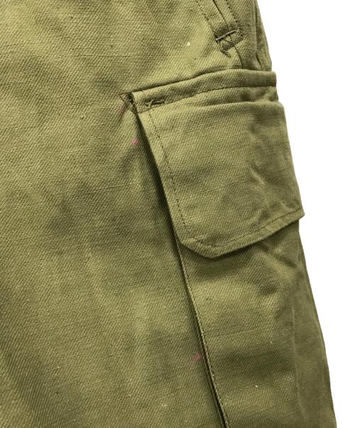 French Army（フランス軍）French Army (フレンチアーミー) M47 カーゴパンツ カーキ サイズ:25の古着・服飾アイテム