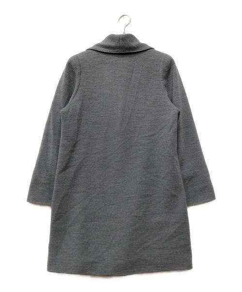 JUN ASHIDA（ジュン アシダ）JUN ASHIDA (ジュン アシダ) ショールカラーハーフコート グレー サイズ:Mの古着・服飾アイテム