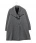 JUN ASHIDA（ジュン アシダ）の古着「ショールカラーハーフコート」｜グレー